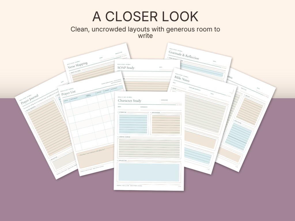 free bible study printables